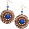 Blue Bead Earrings