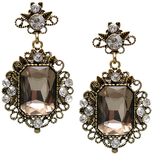 Brown Diamond Earrings