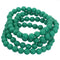 Green 4-Piece Beaded Stretch Bracelets