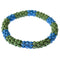 Green Blue Connected Stretch Bracelet