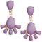 Purple Post Earrings