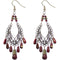 Red Beaded Earrings