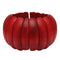 Red Wooden Arch Stretch Bracelet